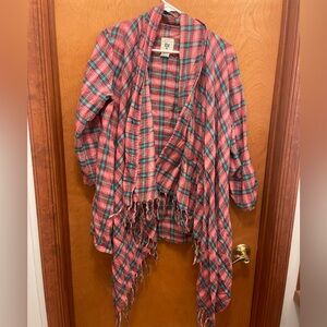 Billabong Plaid Shawl